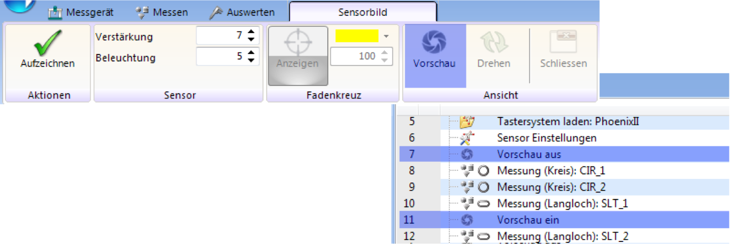 Sensor Image Preview